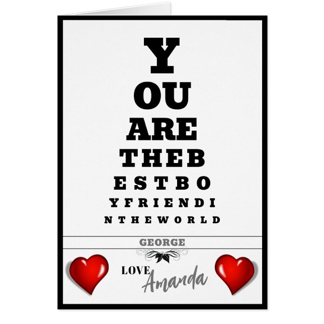 Birthday Eye Chart-Fun-Heart-Personalize-Man- (Front)