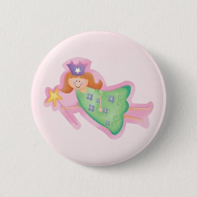 Birthday Fairy 2 Inch Round Button (Front)