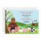 Birthday Farm Animals Flat Invitation