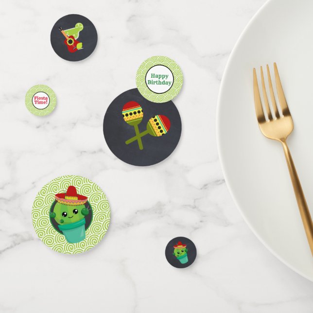 Birthday Fiesta Southwest Theme Confetti (Group)