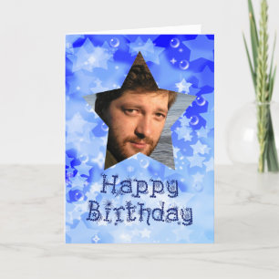 Birthday Fireworks Photo card