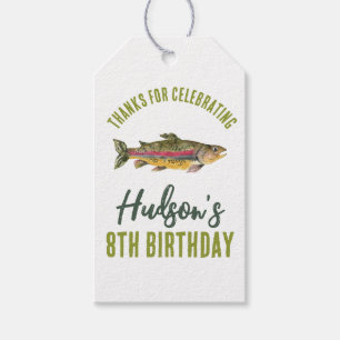 Birthday Fishing Favour Tags
