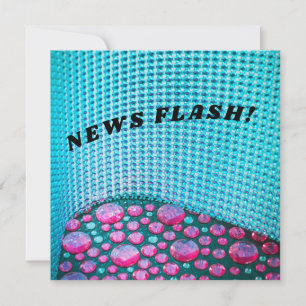 Birthday flash gems, rhinestones, jewellery glitz card