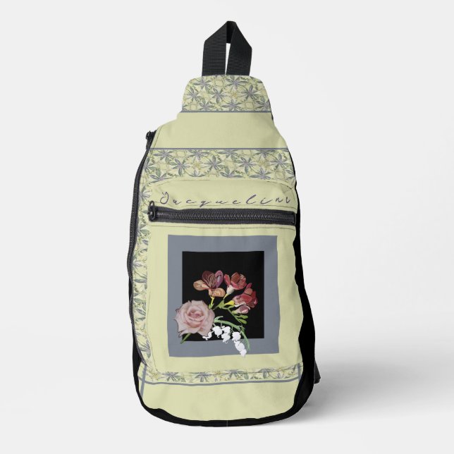 Birthday Floral Print Cut Sew Bag (Front)