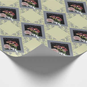 Birthday Floral Wrapping Paper