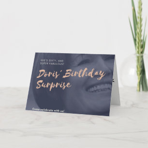 Birthday Folded Invitation