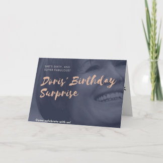 Birthday Folded Invitation