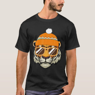 Birthday For Boy Tiger Striped Cool Animal Theme P T-Shirt