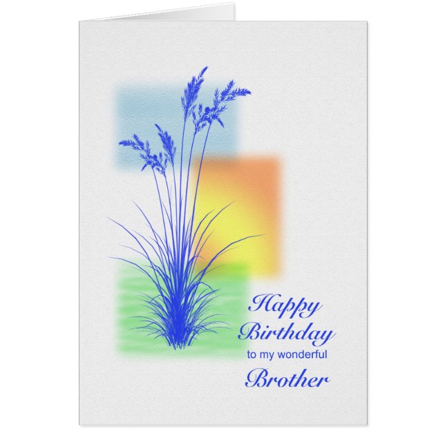Birthday for Brother, grasses scene (Front)