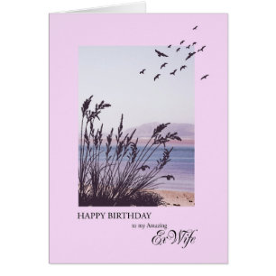 Birthday for Ex-Wife, seaside scene