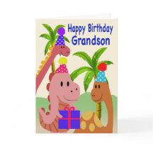 Birthday for Grandson Dinosaurs