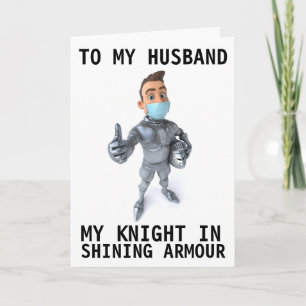 BIRTHDAY FOR HUSBAND PANDEMIC 2020 GREETING CARD