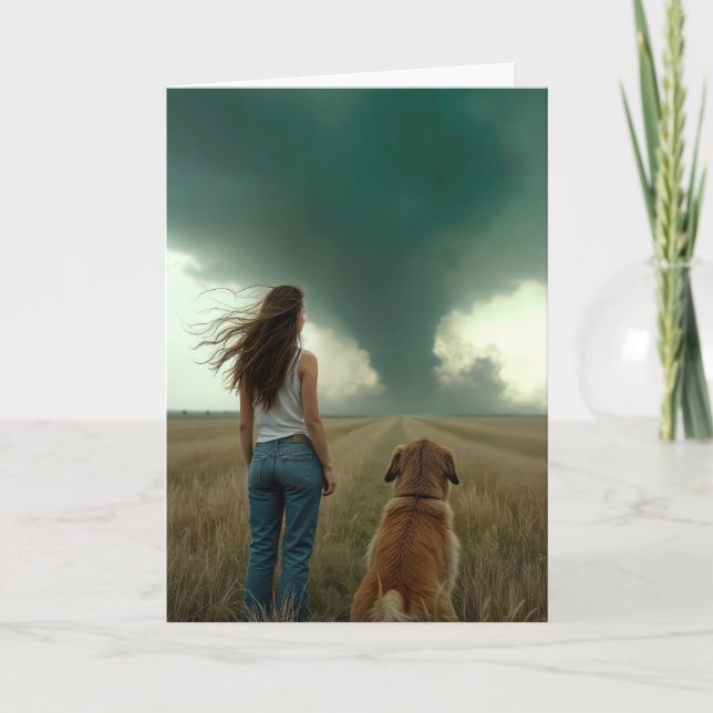 Birthday For Storm Chaser Card (Front)