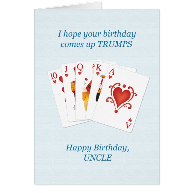 Birthday for Uncle, Hearts Full House (Front)