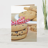 birthday friend chocolate chip cookies with bow