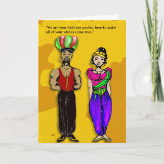 Birthday Genies Card