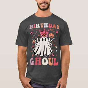 Birthday Ghoul Cute Ghost Funny Halloween Costume  T-Shirt