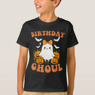 Birthday Ghoul Funny Spooky Ghost Halloween T-Shirt