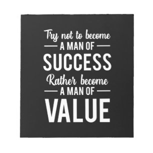 Birthday Gift A Man Of Success Notepad