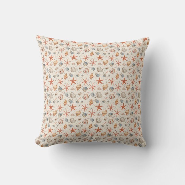 Birthday Gift | Be Shore Of Yourself Throw Pillow (Front)