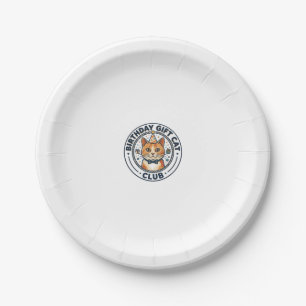 Birthday Gift Cat Cat Lover Gift - Birthday Gift C Paper Plate