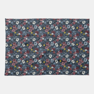 Birthday Gift   Colourful Floral Seamless Wallpape Kitchen Towel