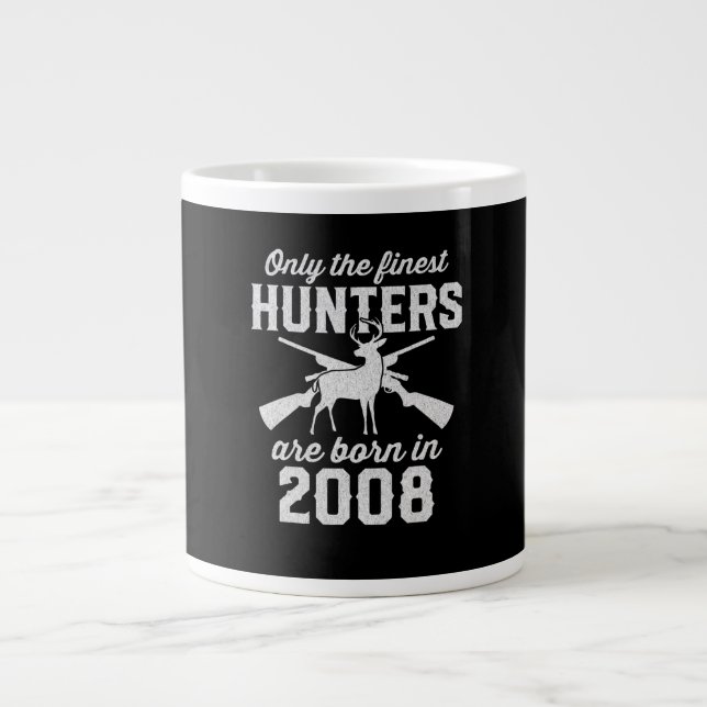 Birthday gift Deer Hunter Hunting for 2008s Large Coffee Mug (Front)