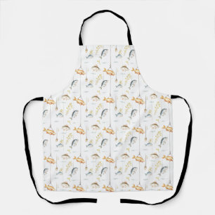 Birthday Gift Fishermen Are Born Honest Apron