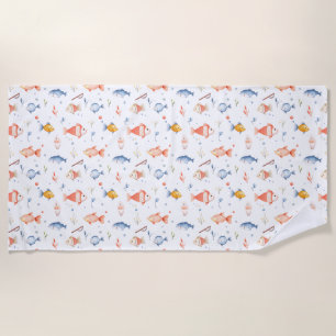 Birthday Gift   Fishing May Not Be Everything Beach Towel