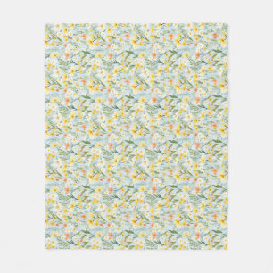 Birthday Gift Flowers Are Restful To Look At Fleece Blanket