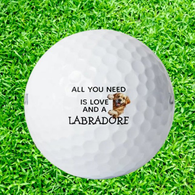  Birthday Gift for LABRADORE LOVER Golf Balls (Delight any Labrador lover with unique golf balls featuring adorable Lab designs)