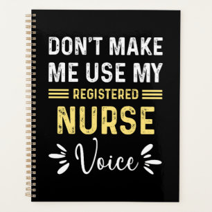birthday gift for personalized registered nurse planner
