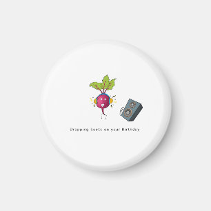 Birthday gift, funny gift, happy birthday magnet