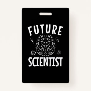 Birthday Gift Future Scientist Badge