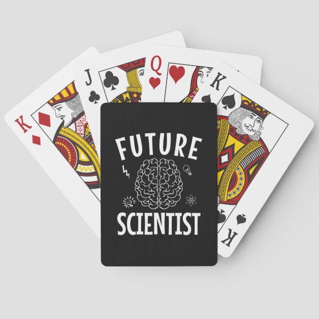 Birthday Gift | Future Scientist Playing Cards (Back)