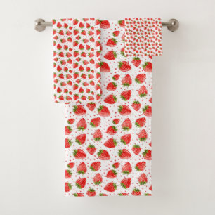 Birthday Gift I Like You Berry Much Bath Towel Set