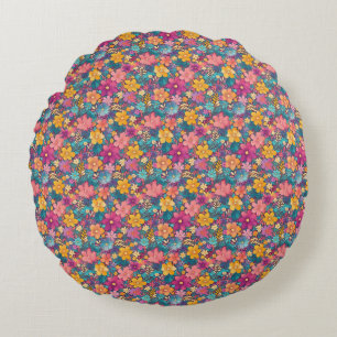 Birthday Gift I’ve Got A Bad Case Of Beach Vibes Round Pillow