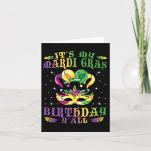 Birthday Gift Idea Celebration Masquerade Costume Card
