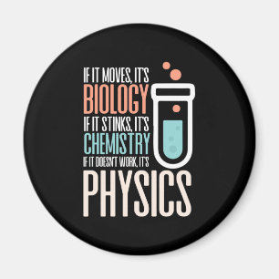 Birthday Gift If It Moves It Is Biology Magnet