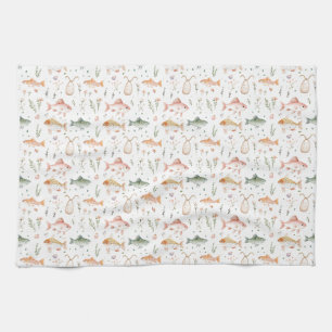 Birthday Gift It’s Not Just About Catching Fish Kitchen Towel