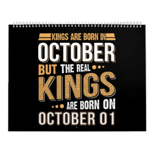 Birthday Gift   Kings Are Born In October Gift Calendar