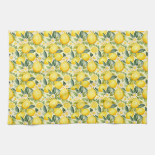 Birthday Gift   Lemon and Daisy Seamless Kitchen Towel