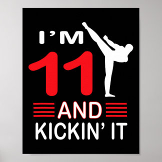 Birthday Gift Martial Arts Gift Boys Girls 1  Poster