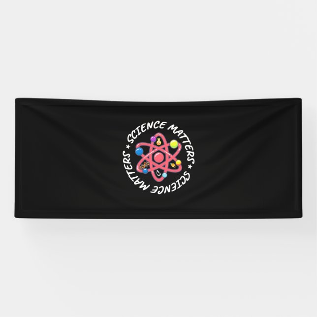 Birthday Gift | Proud Science Matters Banner (Horizontal)