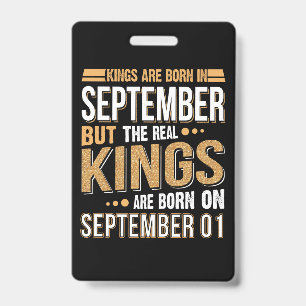 Birthday Gift Queen Are Born In September Gift Badge
