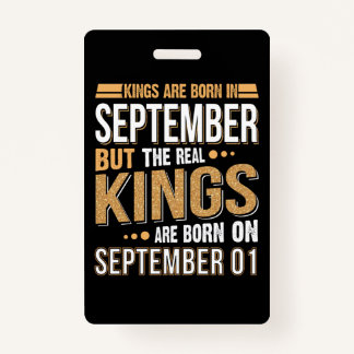 Birthday Gift | Queen Are Born In September Gift Badge