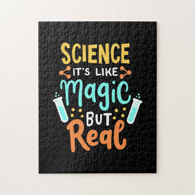 Birthday Gift | Science It Is Like Magic Jigsaw Puzzle (Vertical)