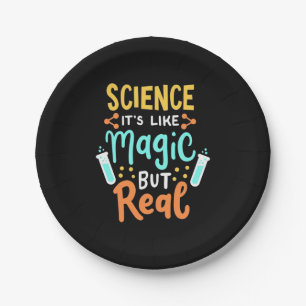 Birthday Gift Science It Is Like Magic Paper Plate