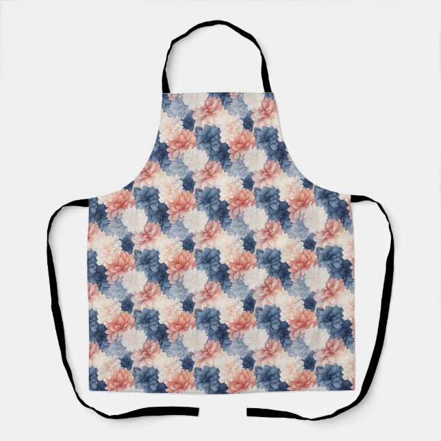 Birthday Gift | Seamless Floral Apron (Front)