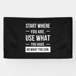 Birthday Gift Start Where You Are Banner